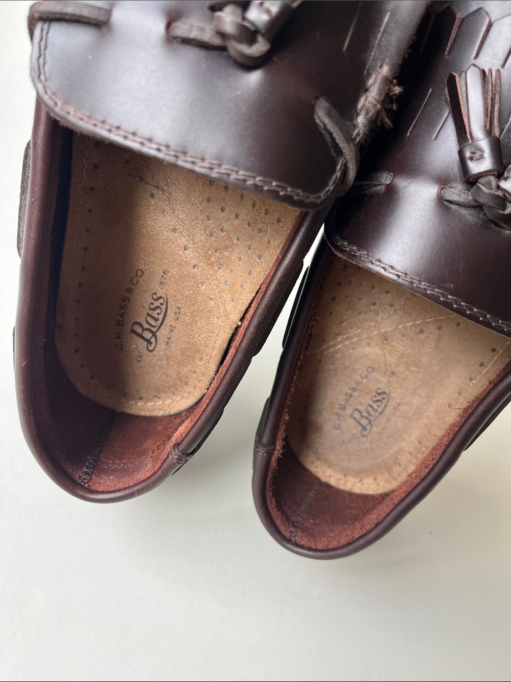 Bass - Clark Leather tassel loafers, men’s 12M - Picture 4 of 8